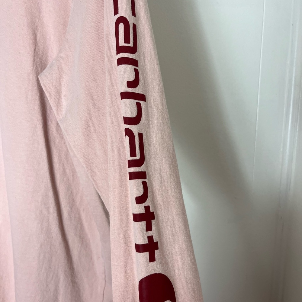 Carhartt Loose Fit Pink Long Sleeve Tee - Picture 5 of 5